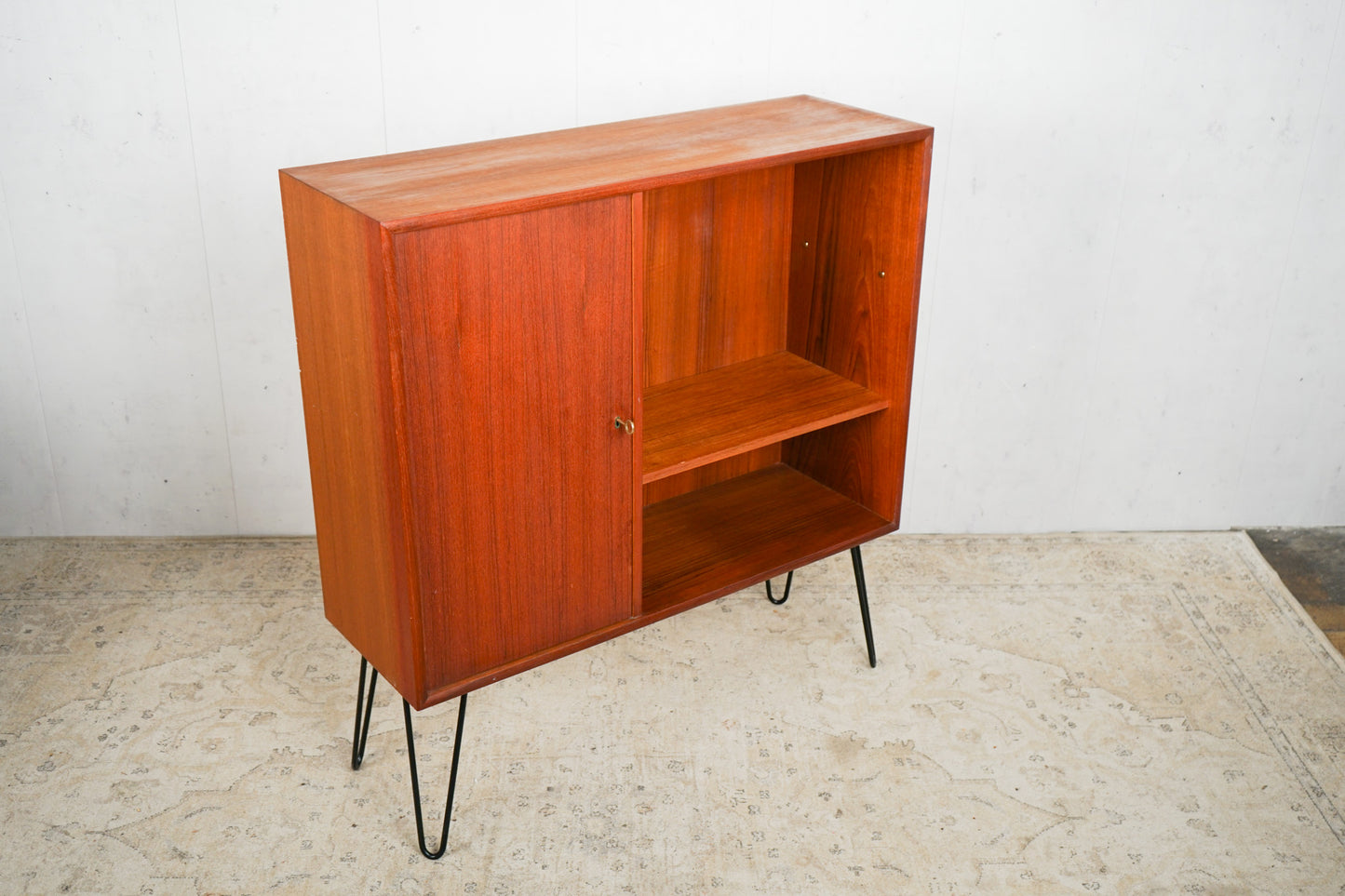 Teak Regal Bücherregal Vintage 60er Mid Century Retro Dänisch