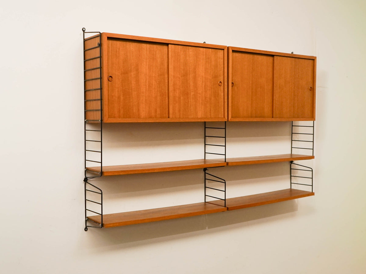 String Wandregal Regal Teak Vintage 60er Mid Century