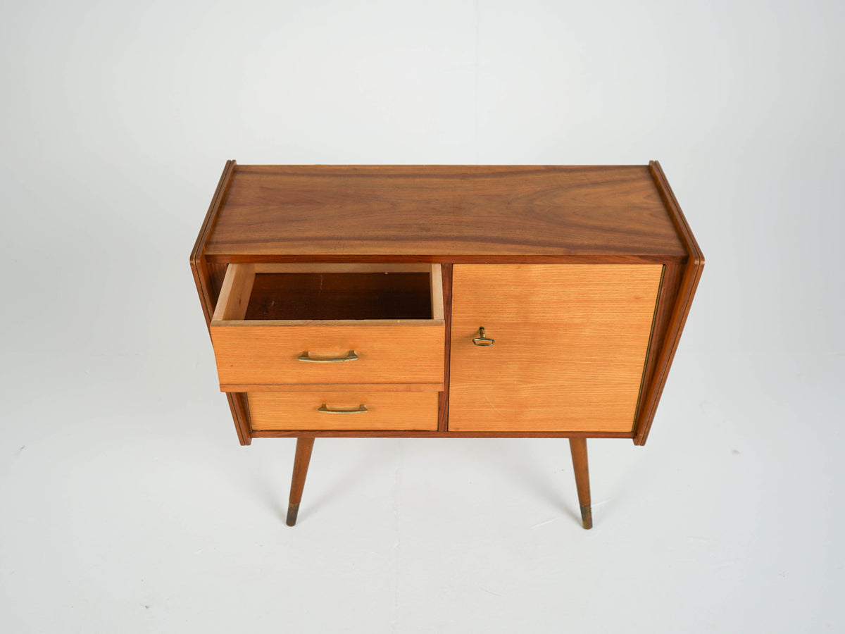Vintage Teak Nachttisch Anrichte Mid Century