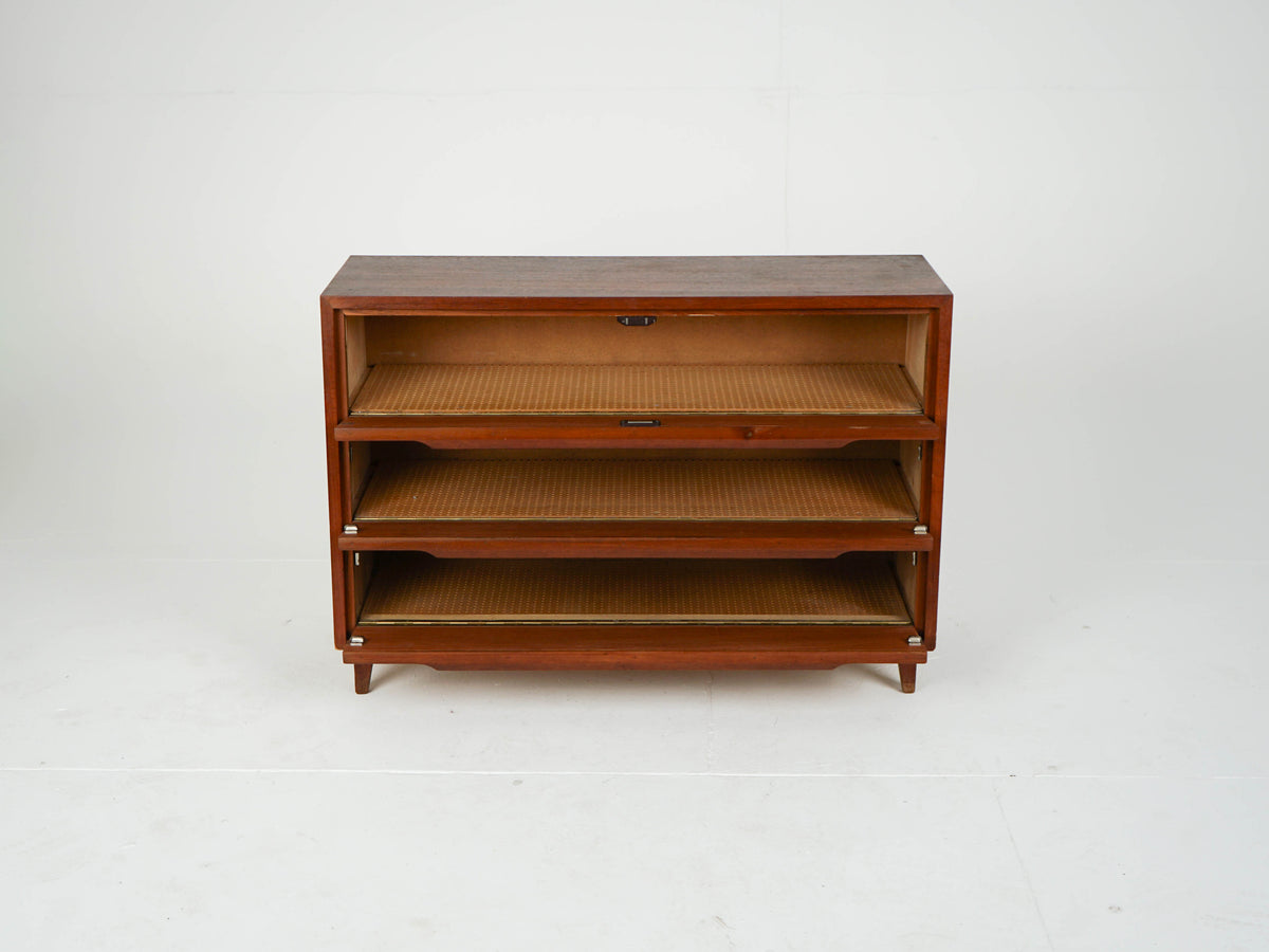 Teak Schuhschrank Schrank Vintage 60er Mid Century