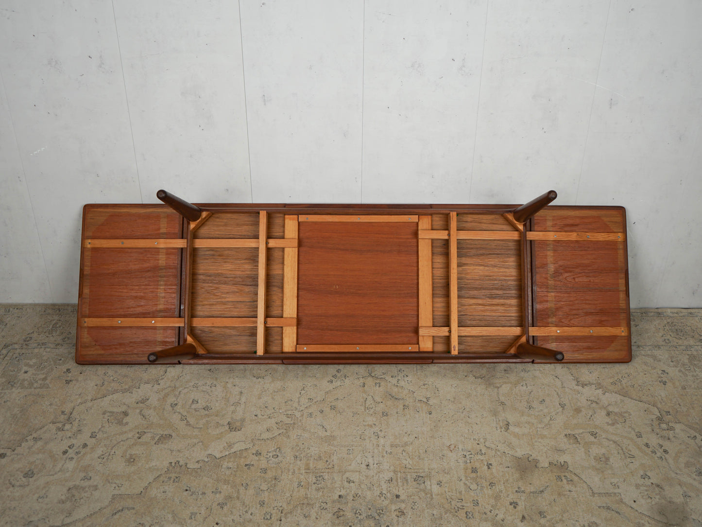 Teak Tisch Couchtisch ausziehbar Dänisch Vintage 60er Mid Century