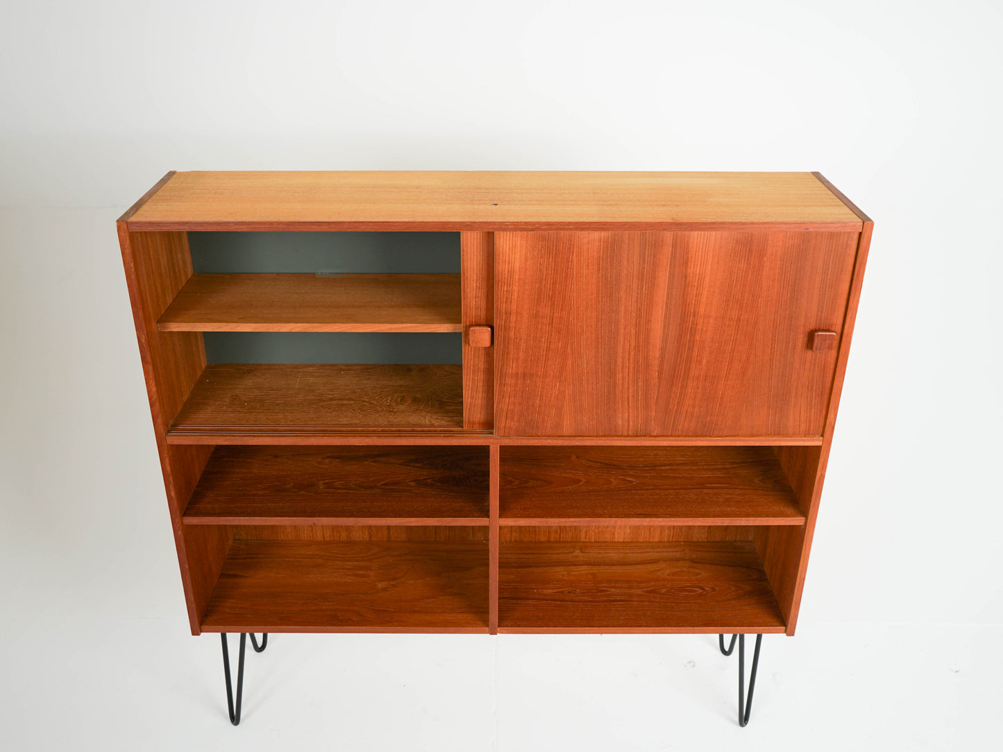 Vintage Teak Regal Mid Century Dänisch Domino