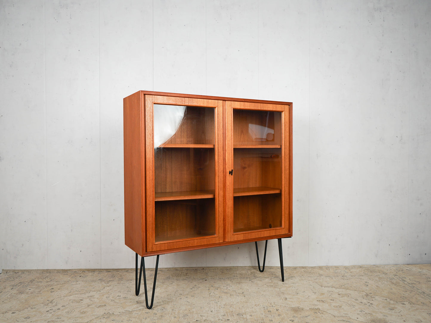 Teak Regal Vitrine Vintage 60er Mid Century Retro Dänisch