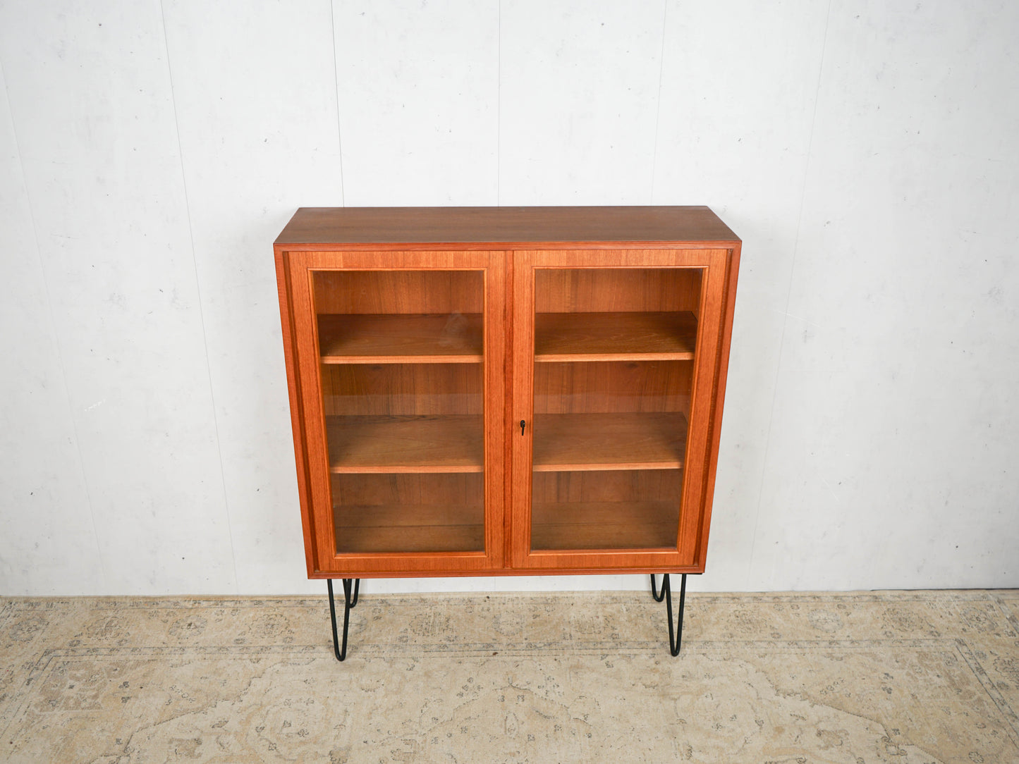 Teak Regal Vitrine Vintage 60er Mid Century Retro Dänisch