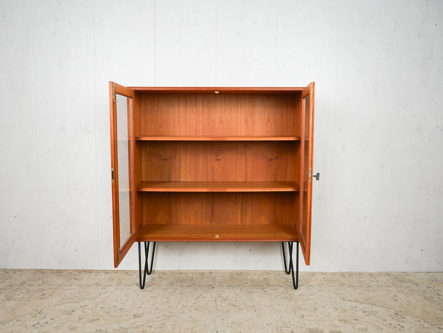 Teak Regal Vitrine Vintage 60er Mid Century Retro Dänisch