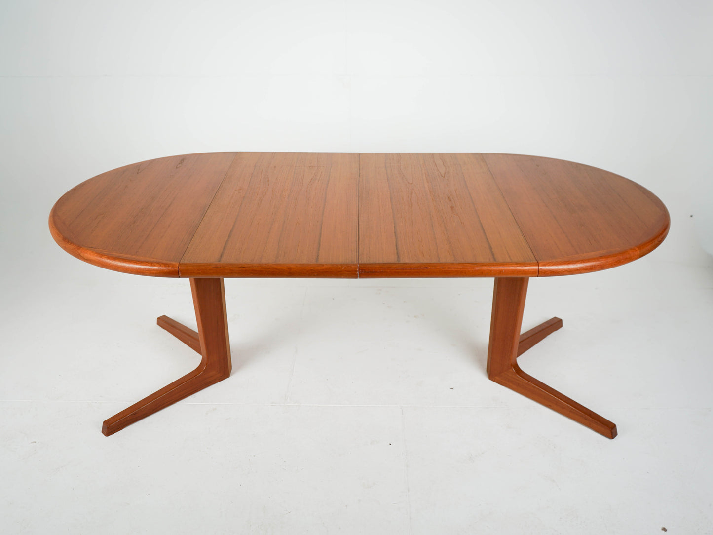 Teak Tisch Esstisch ausziehbar rund Vintage 60er Mid Century