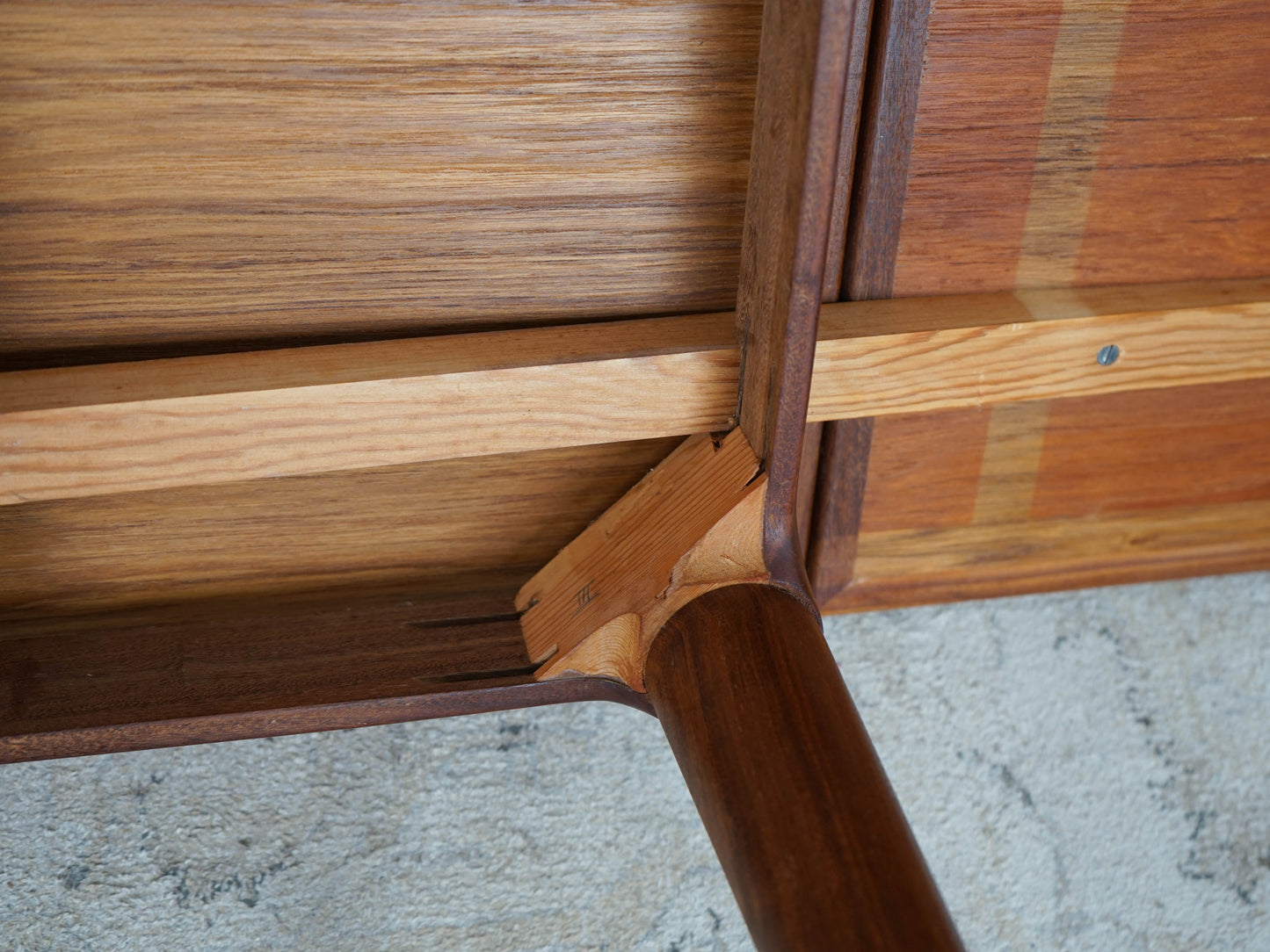 Teak Tisch Couchtisch ausziehbar Dänisch Vintage 60er Mid Century