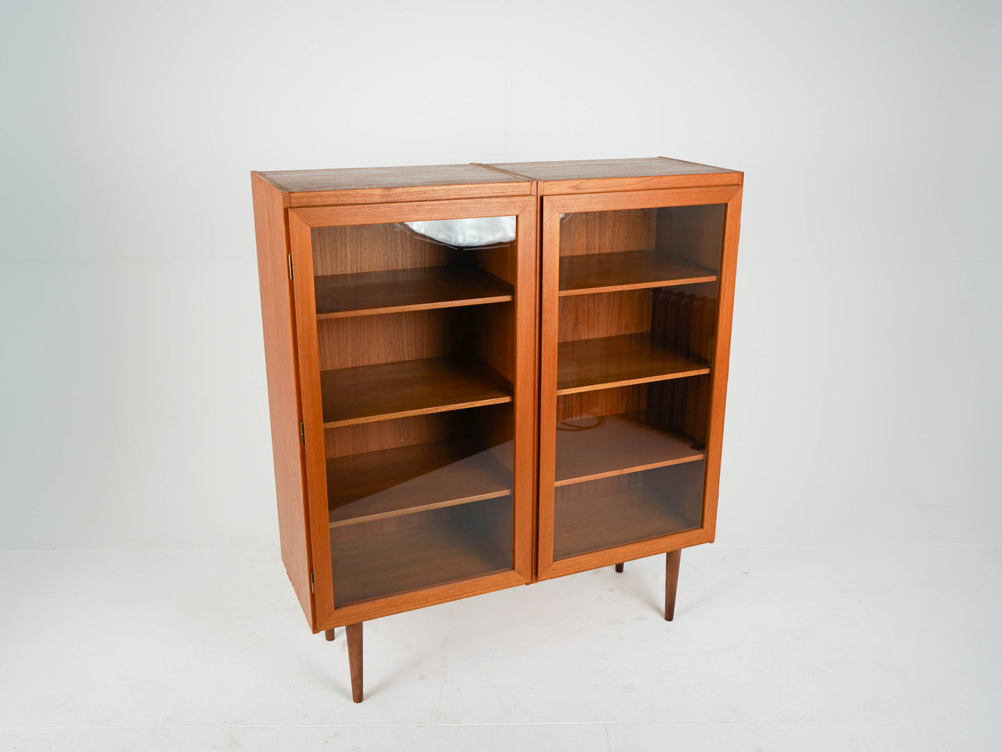 Teak Vitrine Vintage 60er Mid Century Retro Dänisch