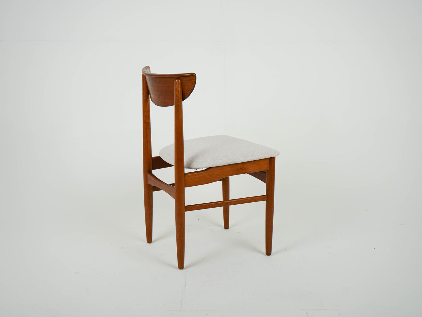 SET 4x Teak Stuhl Esszimmerstuhl Neubezug Vintage 60er Mid Century