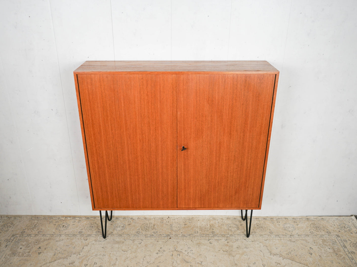 Teak Schrank Bücherregal Vintage 60er Mid Century Retro Dänisch