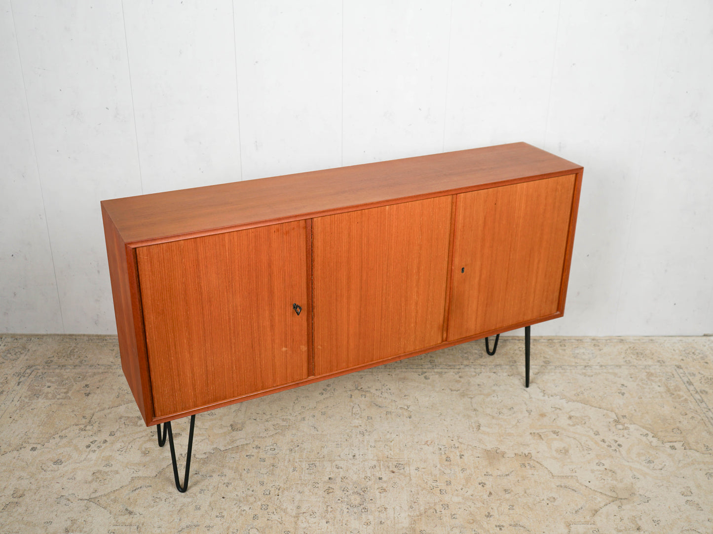 Teak Sideboard Kommode Anrichte Vintage 60er Mid Century