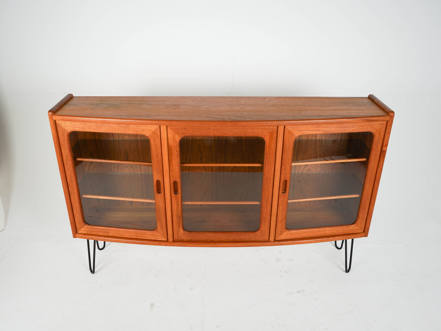 Teak Vitrine Vintage 60er Mid Century Retro Dänisch