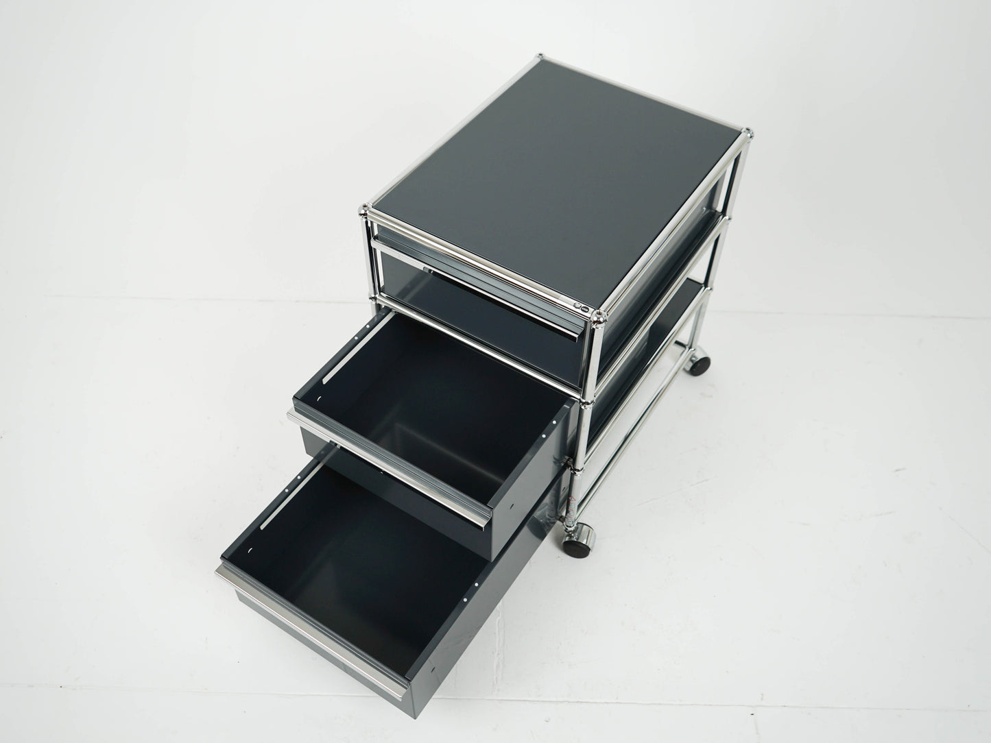 USM Haller Rollcontainer Anthrazit RAL 7016