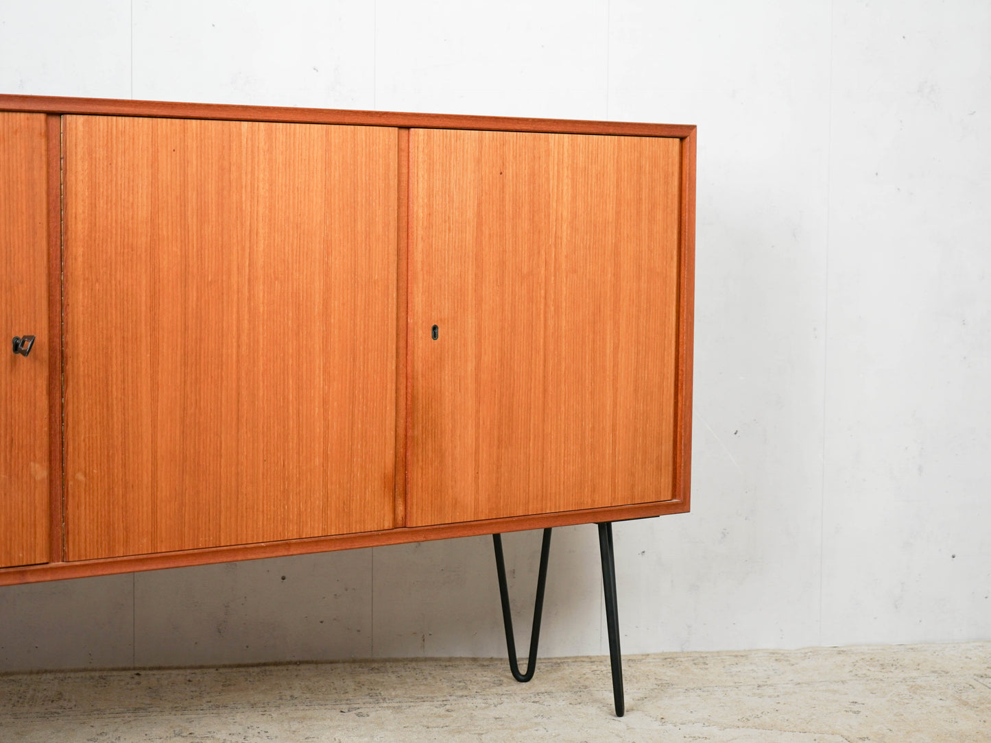 Teak Sideboard Kommode Anrichte Vintage 60er Mid Century