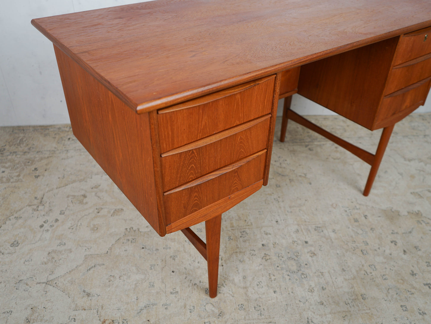 Teak Schreibtisch Desk Dänisch Vintage 60er Mid Century