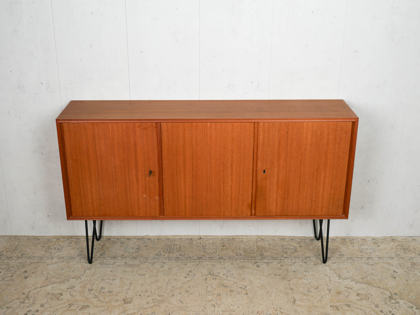 Teak Sideboard Kommode Anrichte Vintage 60er Mid Century