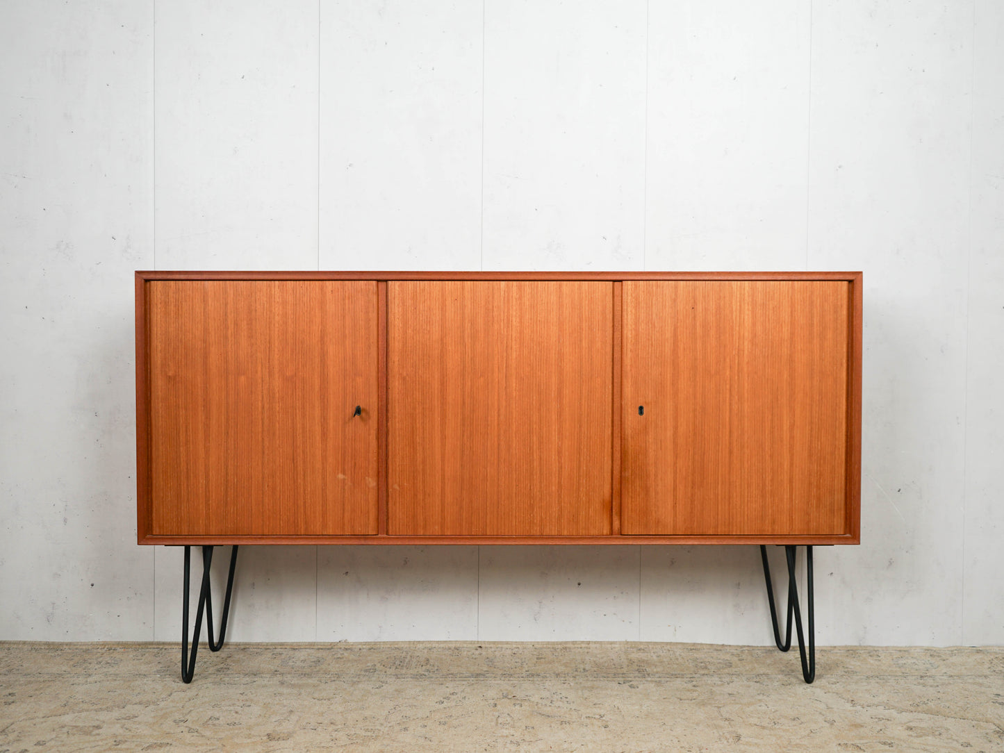 Teak Sideboard Kommode Anrichte Vintage 60er Mid Century