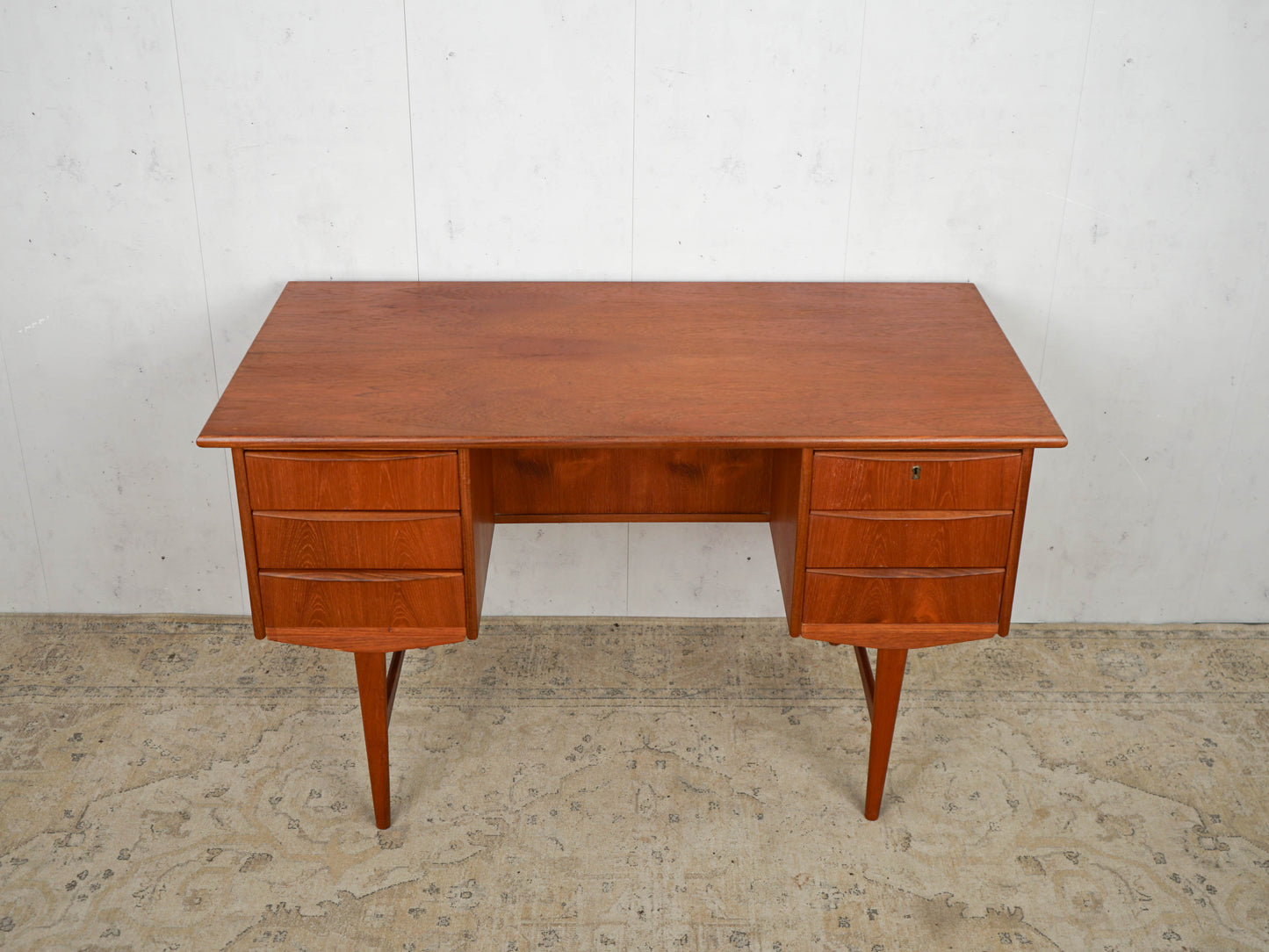Teak Schreibtisch Desk Dänisch Vintage 60er Mid Century