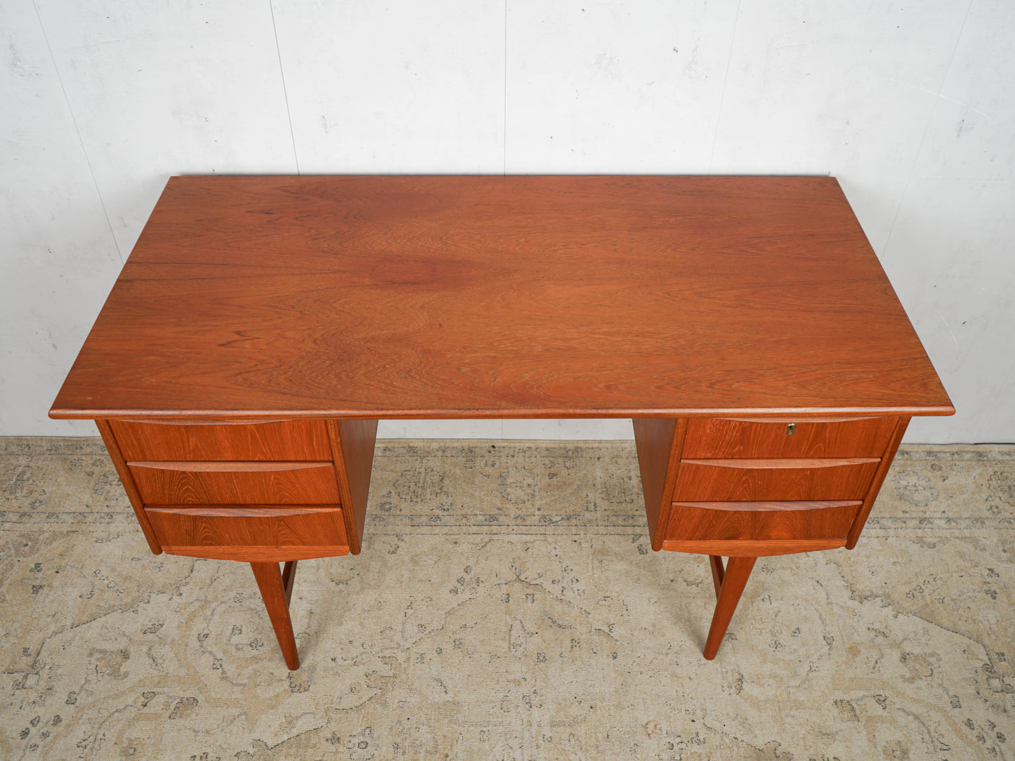 Teak Schreibtisch Desk Dänisch Vintage 60er Mid Century