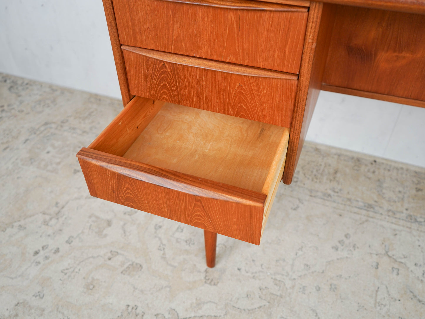Teak Schreibtisch Desk Dänisch Vintage 60er Mid Century