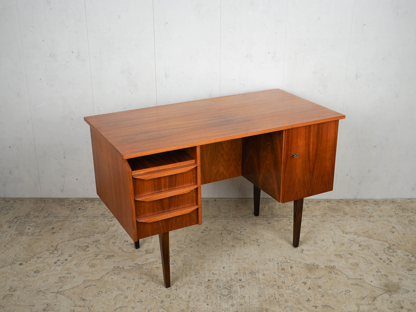 Teak Schreibtisch Desk Vintage 60er Mid Century
