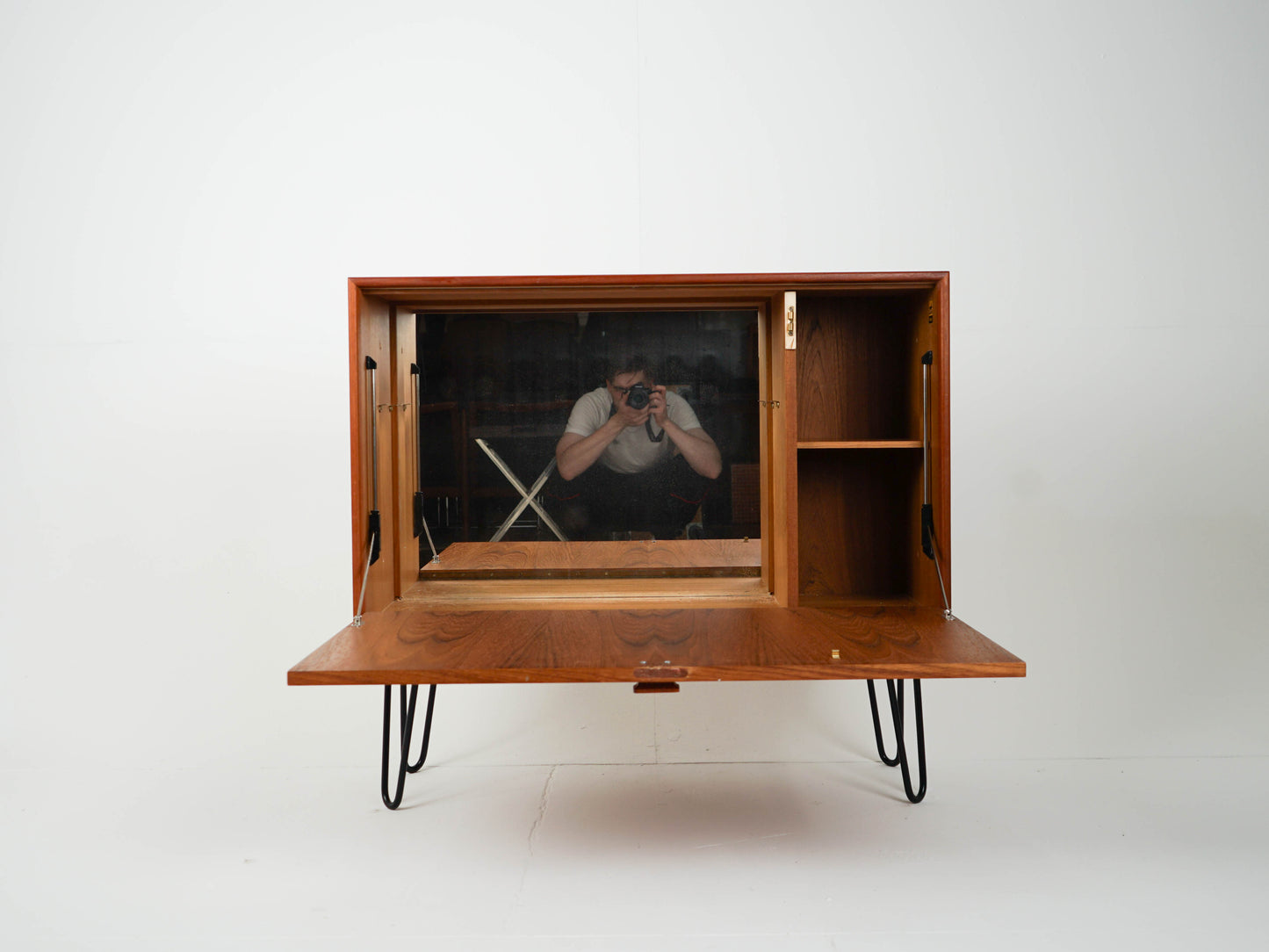 Teak Schrank Sideboard Bar Vintage 60er Mid Century
