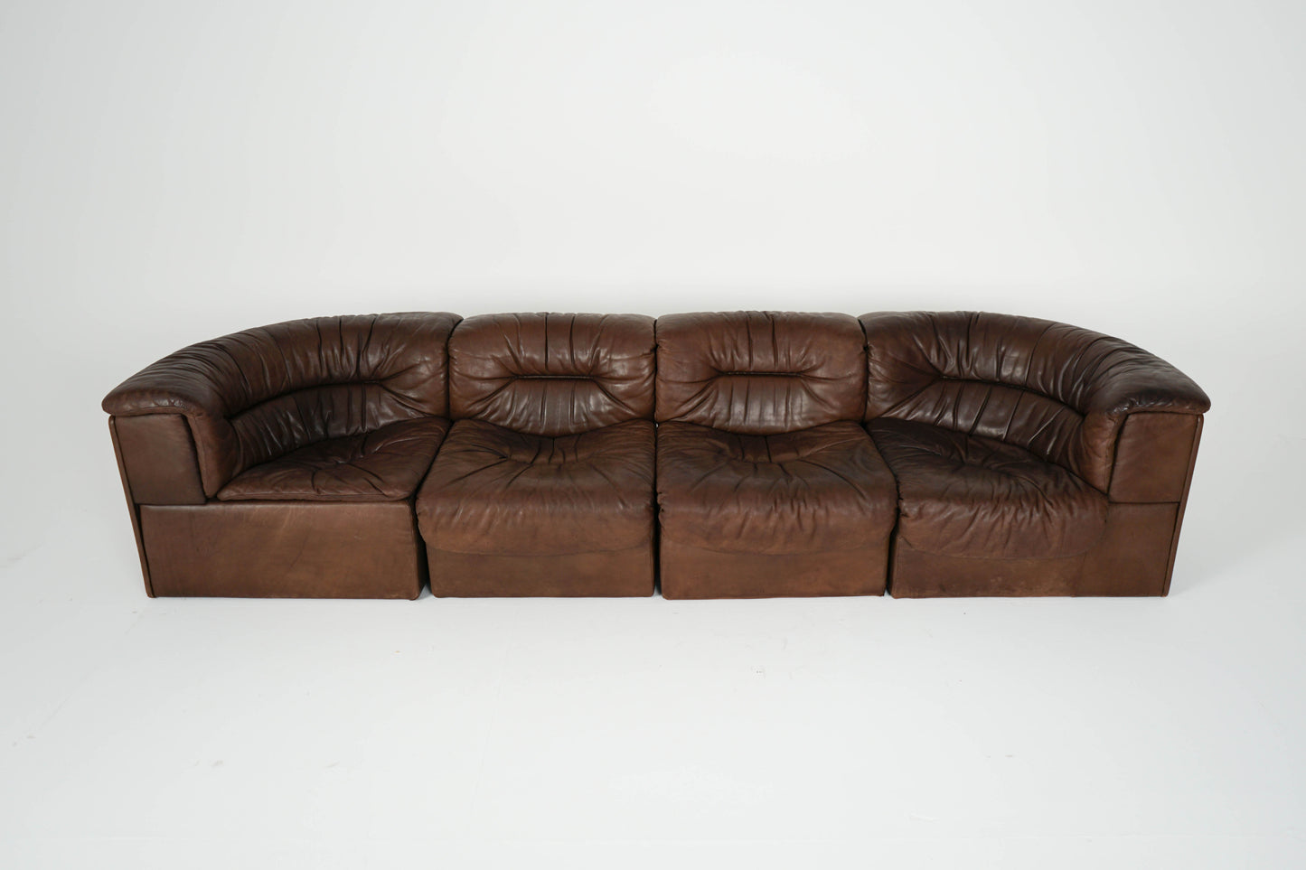 De Sede DS 14 Vintage Leder Sofa Modular 70er