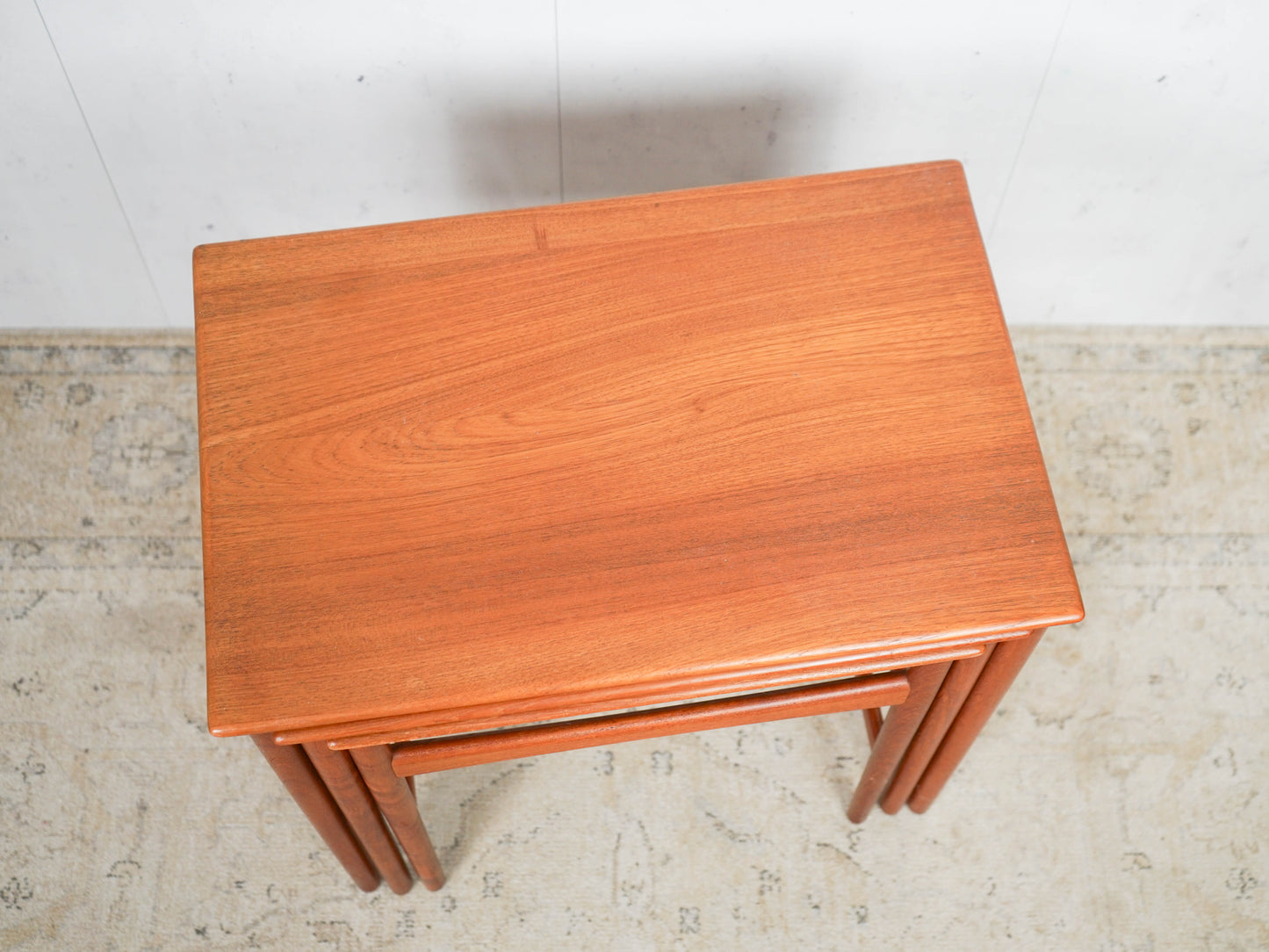 Teak Satztische Beistelltisch Hans J. Wegner für Andreas Tuck