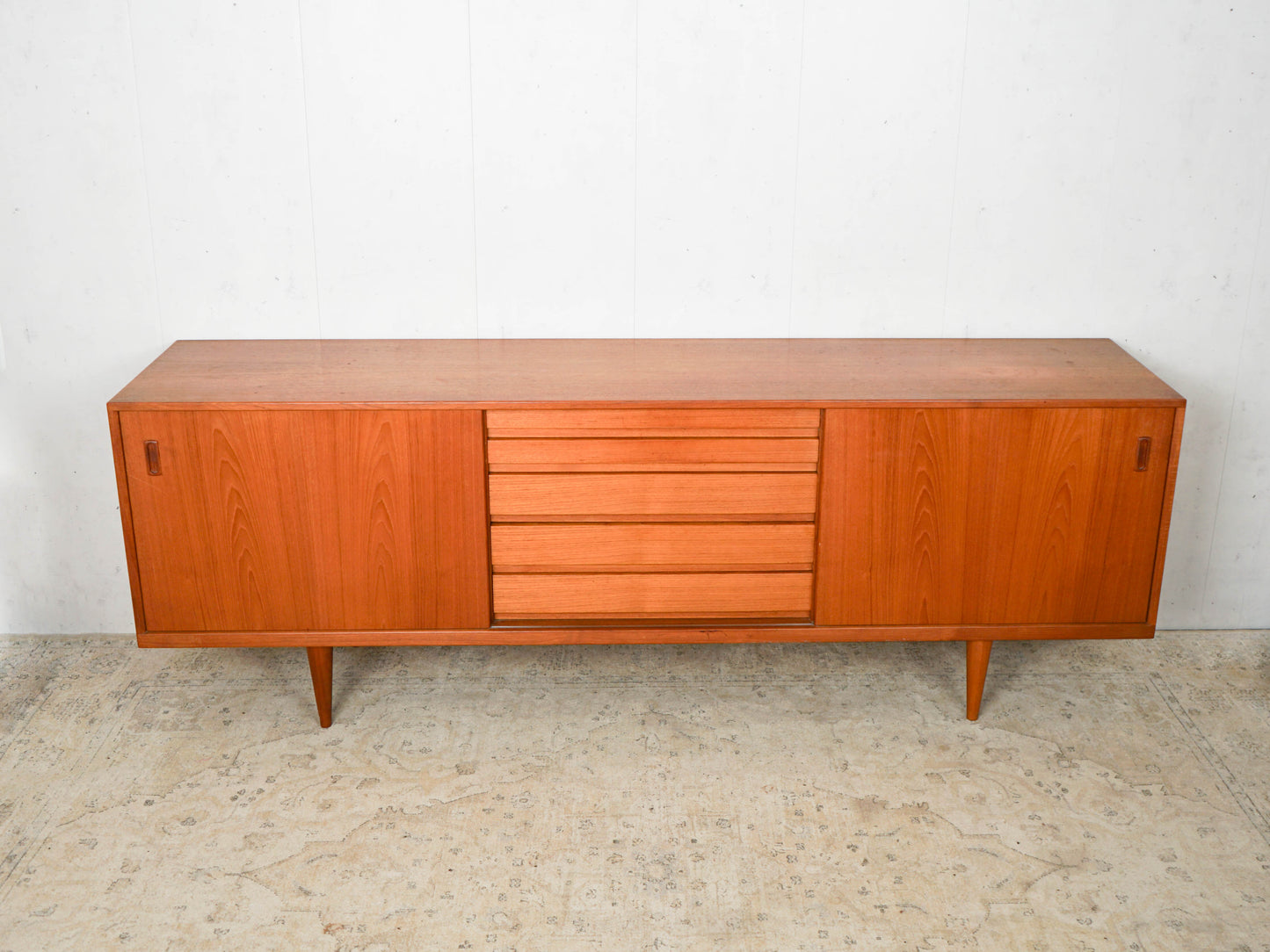 Teak Sideboard Anrichte Dänisch Vintage 60er Mid Century