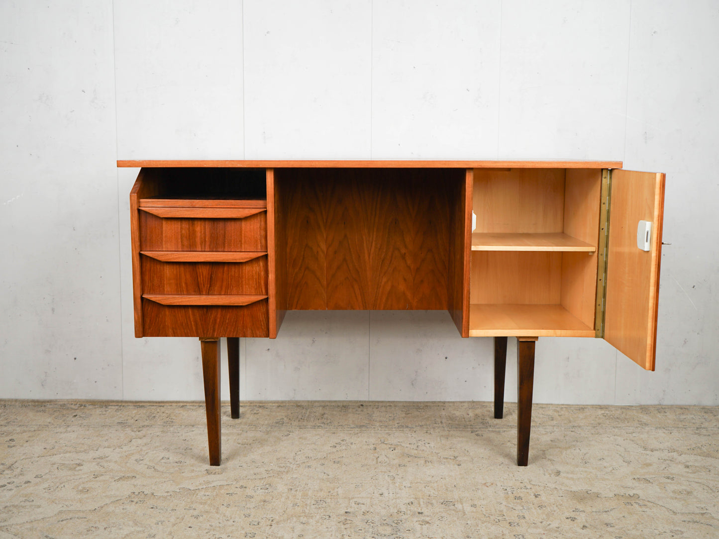 Teak Schreibtisch Desk Vintage 60er Mid Century