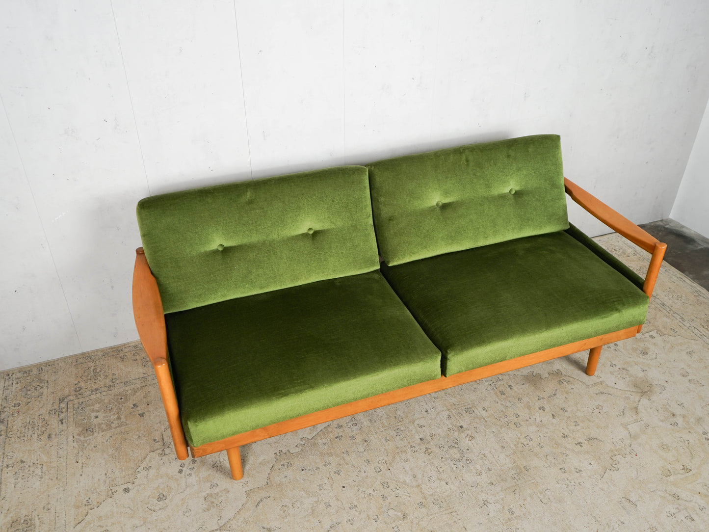 Knoll Sofa Daybed Vintage Mid Century Schlafcouch