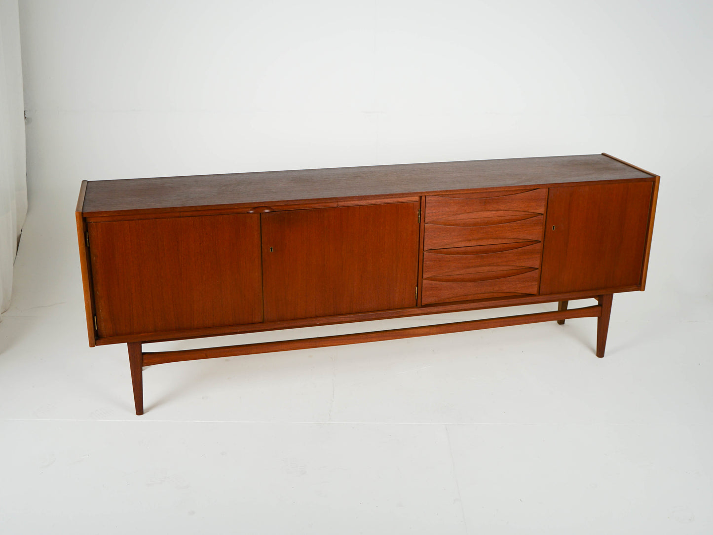 Teak Sideboard Anrichte Dänisch Vintage 60er Mid Century