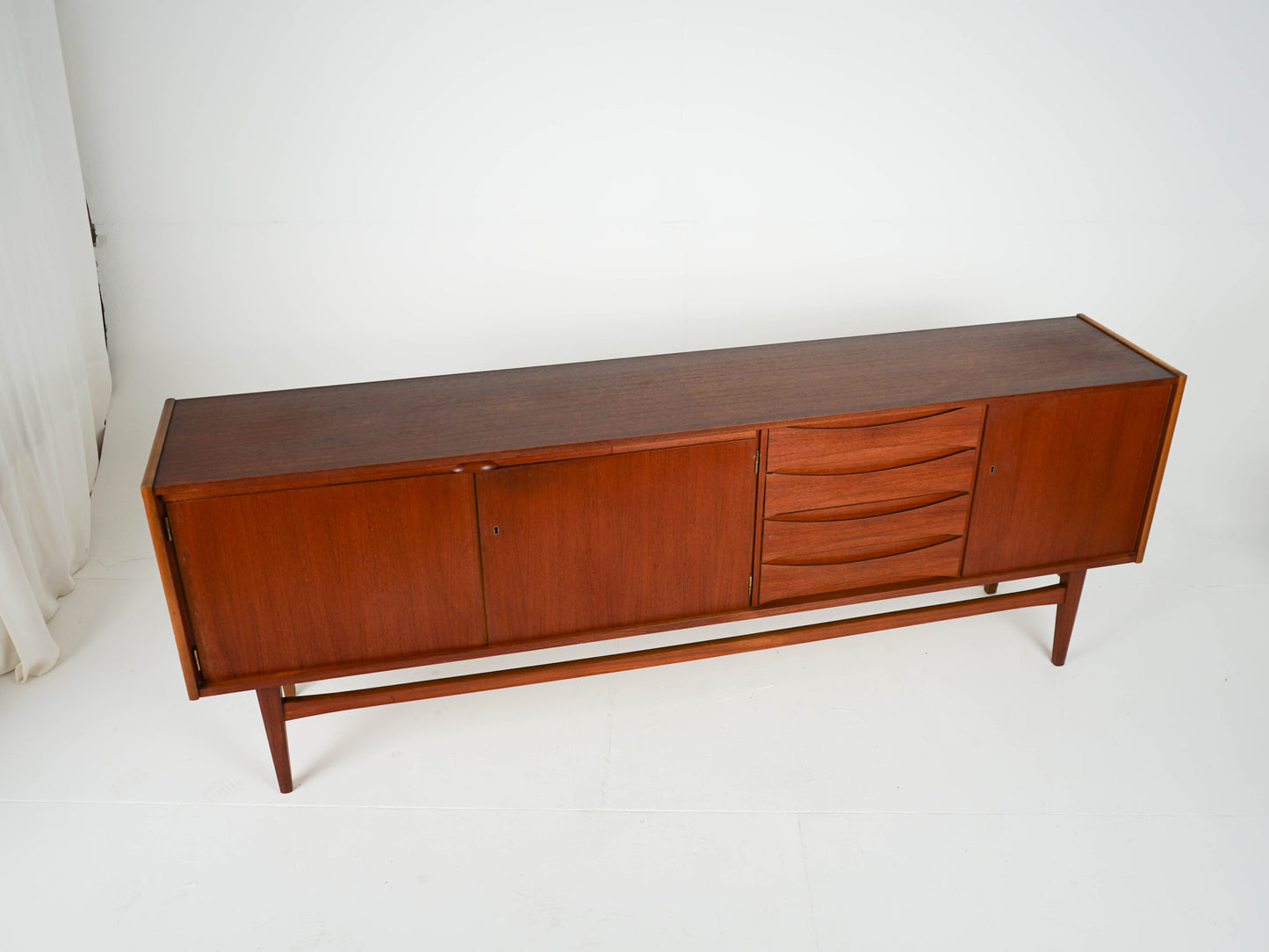 Teak Sideboard Anrichte Dänisch Vintage 60er Mid Century