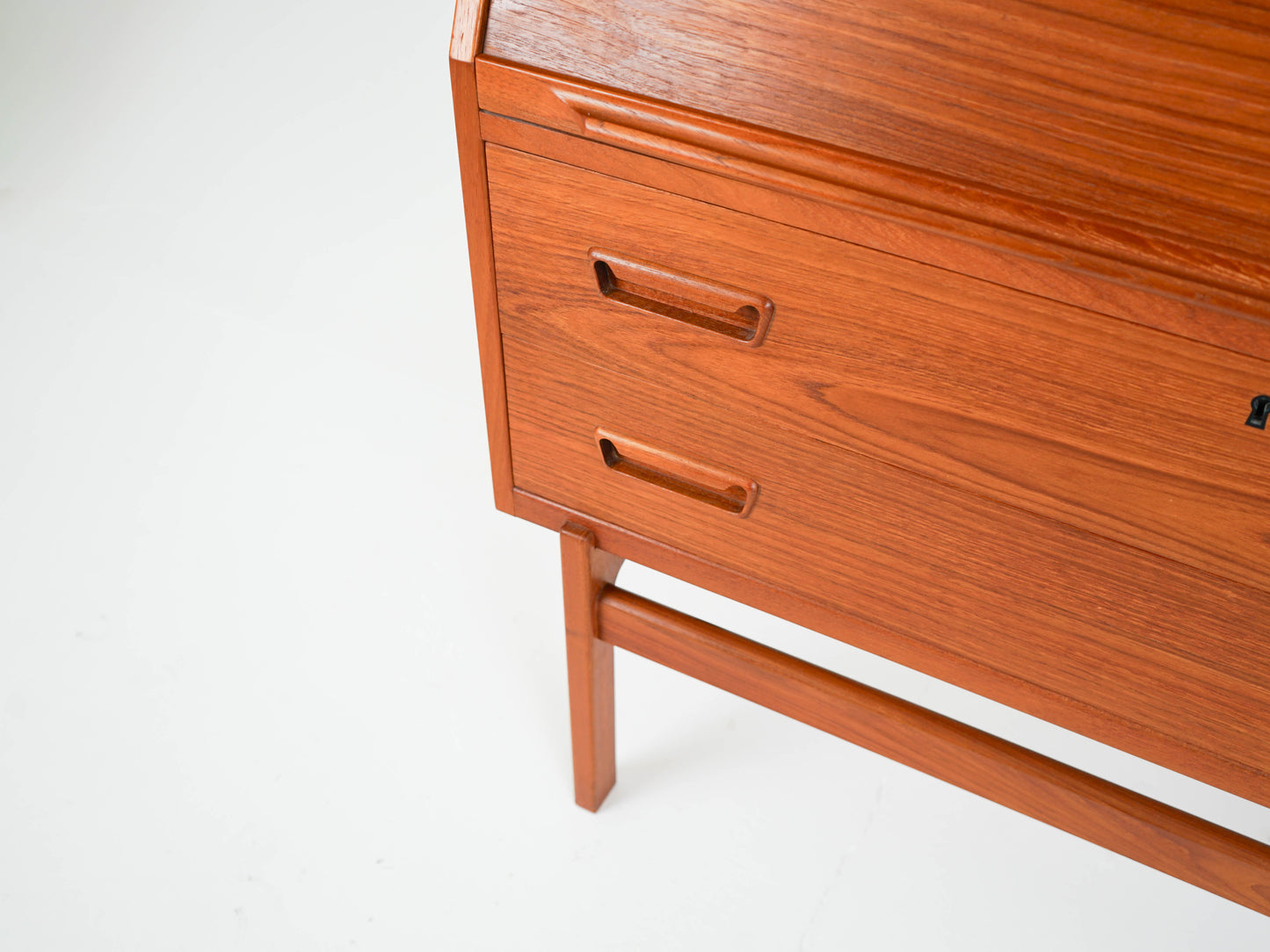 Vintage Teak Sekretär von Arne Wahl Iversen Mid Century