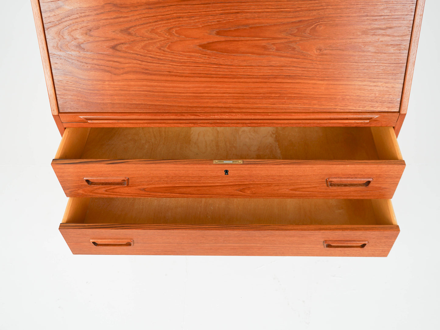 Vintage Teak Sekretär von Arne Wahl Iversen Mid Century