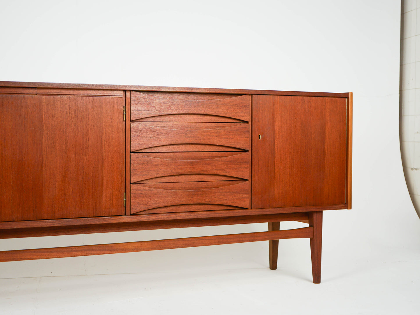 Teak Sideboard Anrichte Dänisch Vintage 60er Mid Century