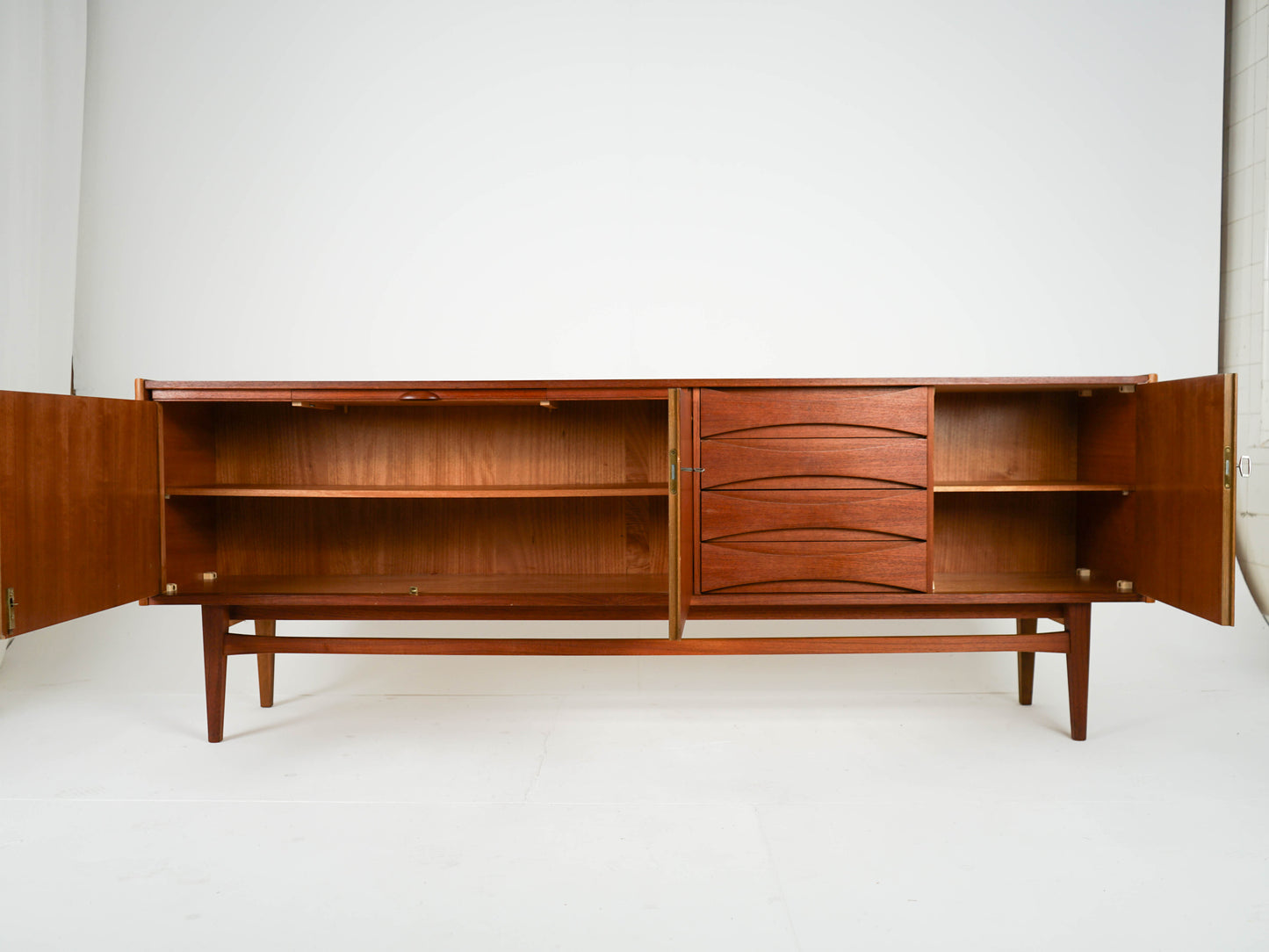 Teak Sideboard Anrichte Dänisch Vintage 60er Mid Century