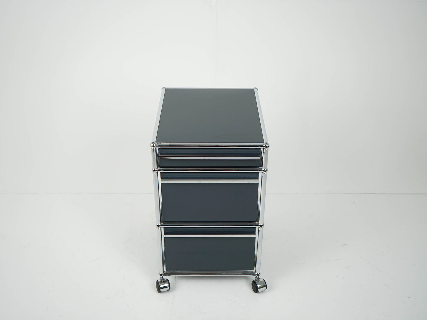 USM Haller Rollcontainer Anthrazit RAL 7016