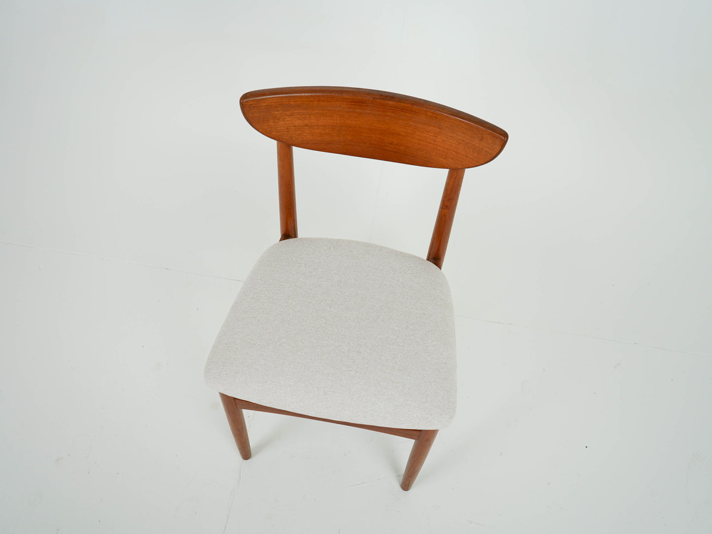 SET 4x Teak Stuhl Esszimmerstuhl Neubezug Vintage 60er Mid Century