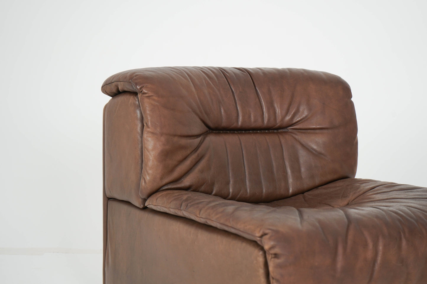 De Sede DS 14 Vintage Leder Sofa Modular 70er