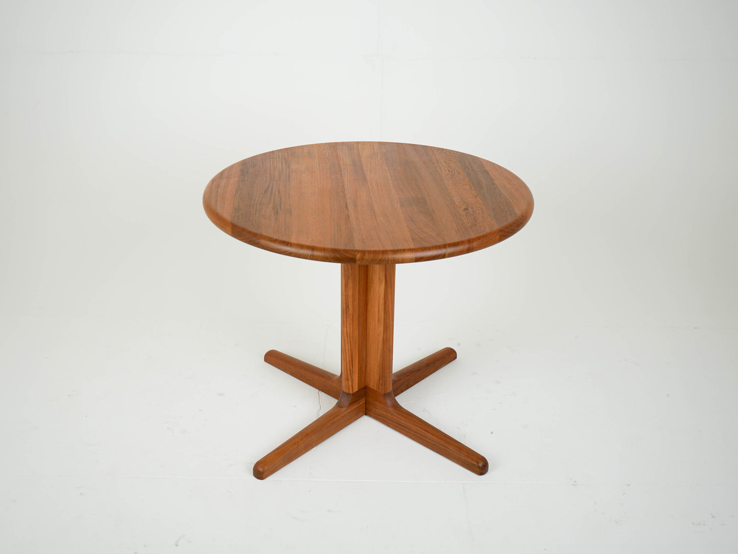 Teak Tisch Esstisch Rund Dänisch Vintage 60er Mid Century