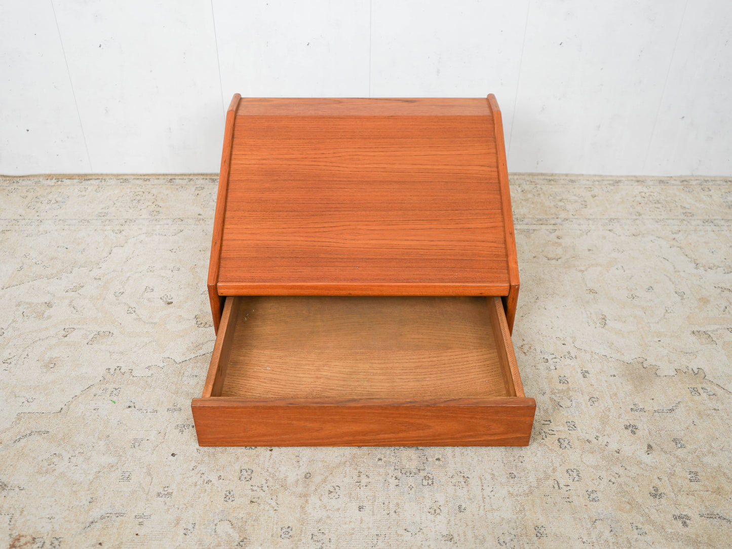 Teak Magazinhalter Anrichte Dänisch Vintage 60er Mid Century