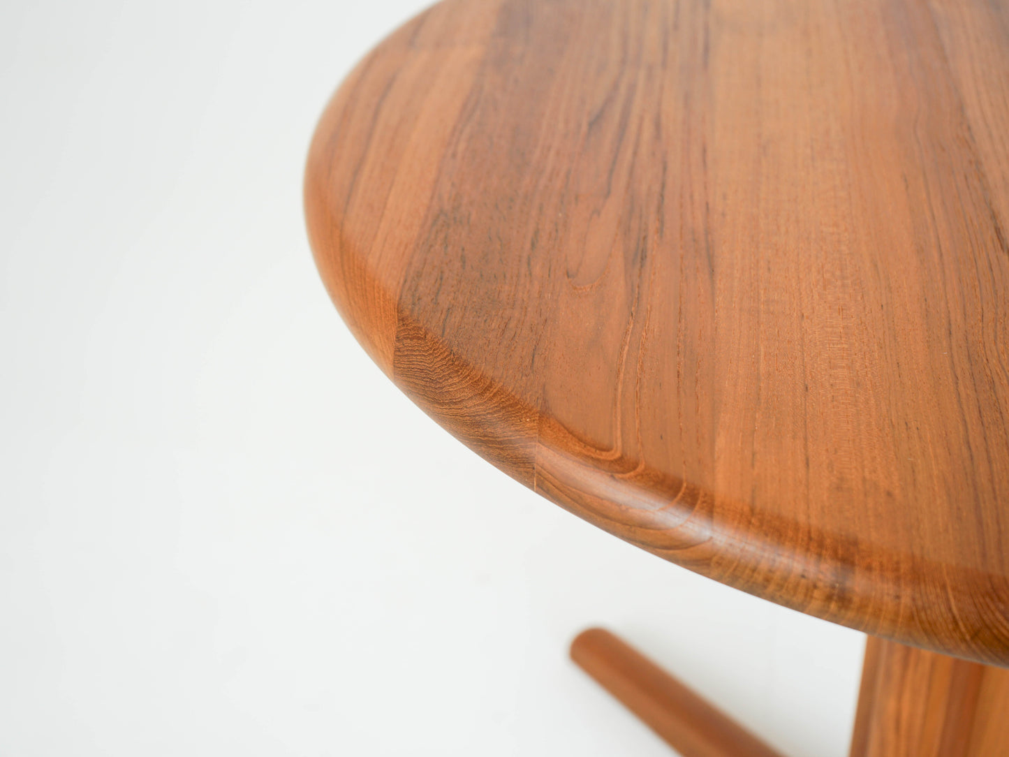 Teak Tisch Esstisch Rund Dänisch Vintage 60er Mid Century