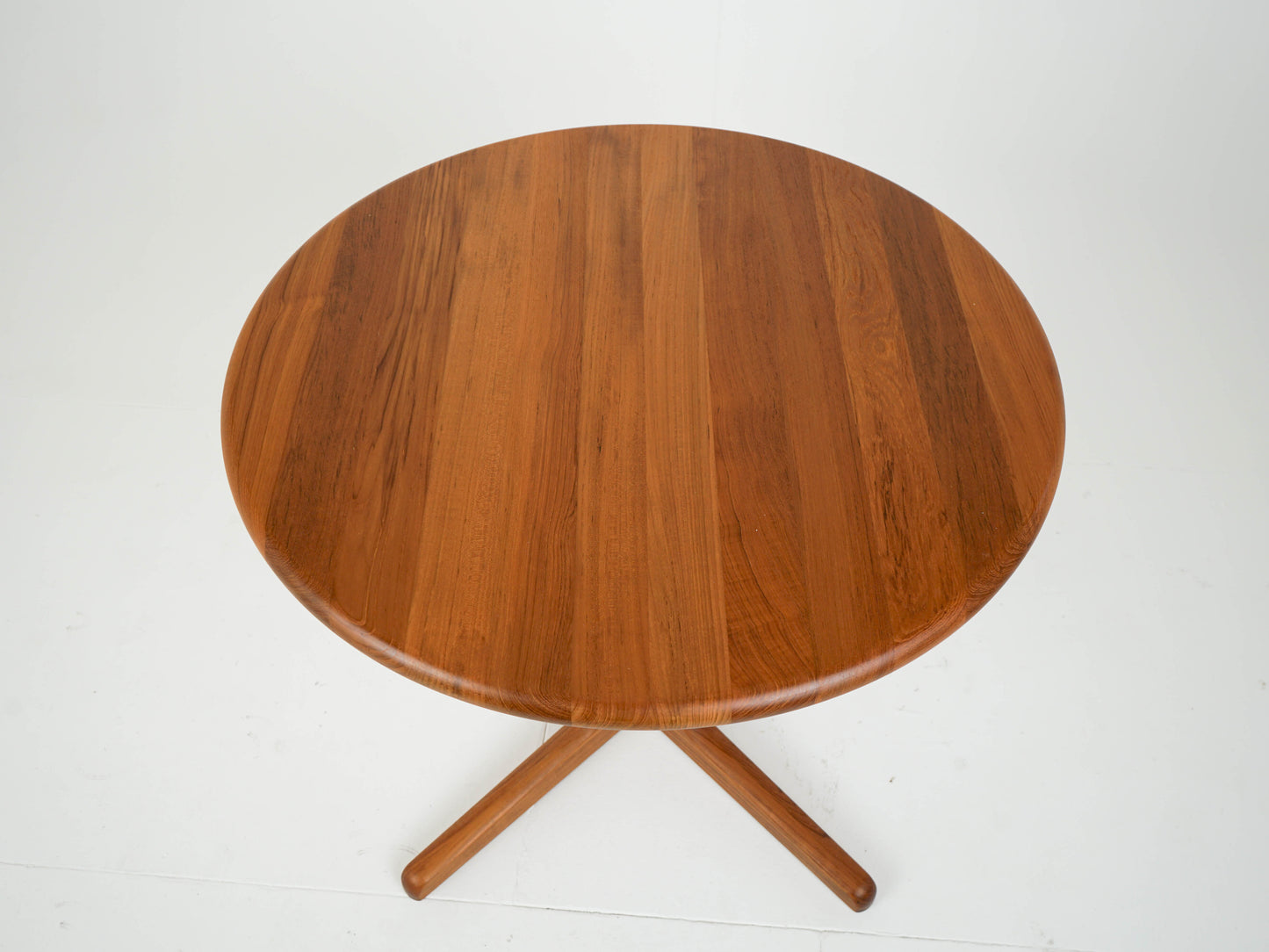 Teak Tisch Esstisch Rund Dänisch Vintage 60er Mid Century