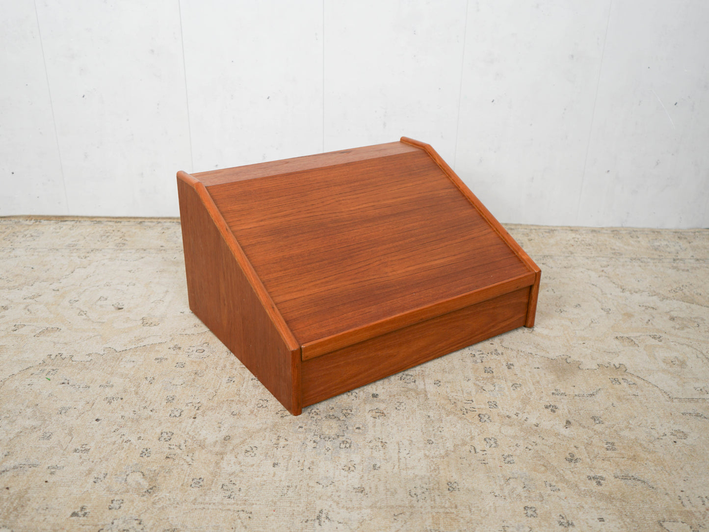 Teak Magazinhalter Anrichte Dänisch Vintage 60er Mid Century