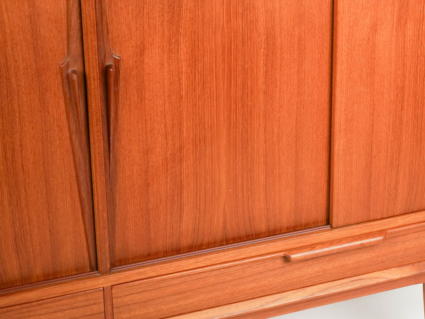 Teak Highboard Mid Century Dänisch Vintage Omann Jun 13