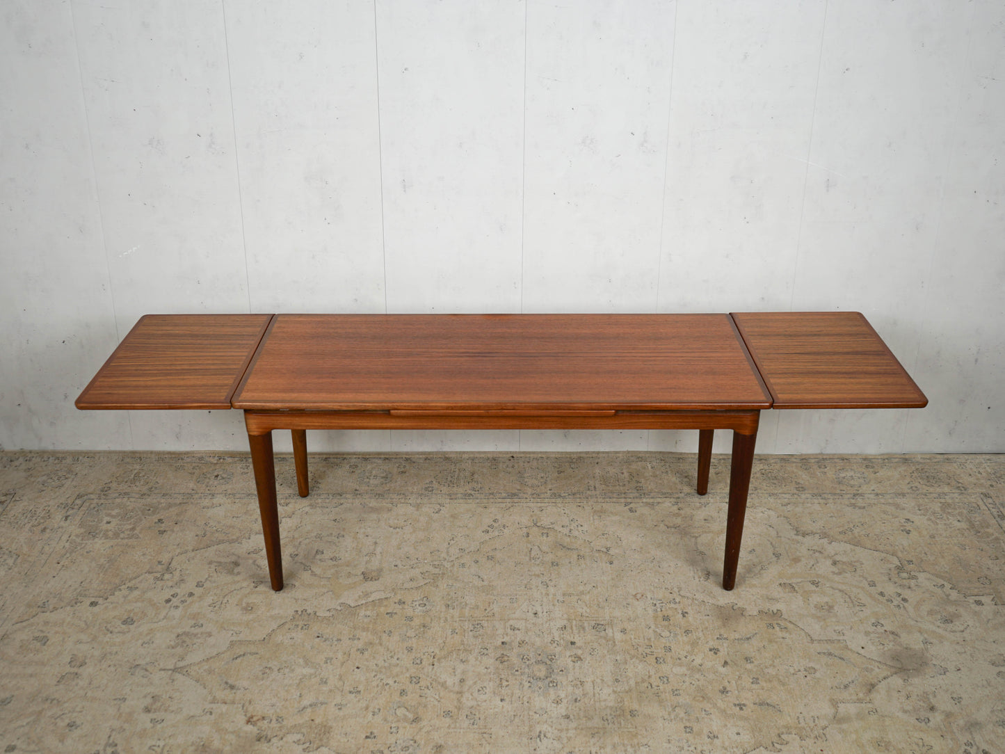 Teak Tisch Couchtisch ausziehbar Dänisch Vintage 60er Mid Century