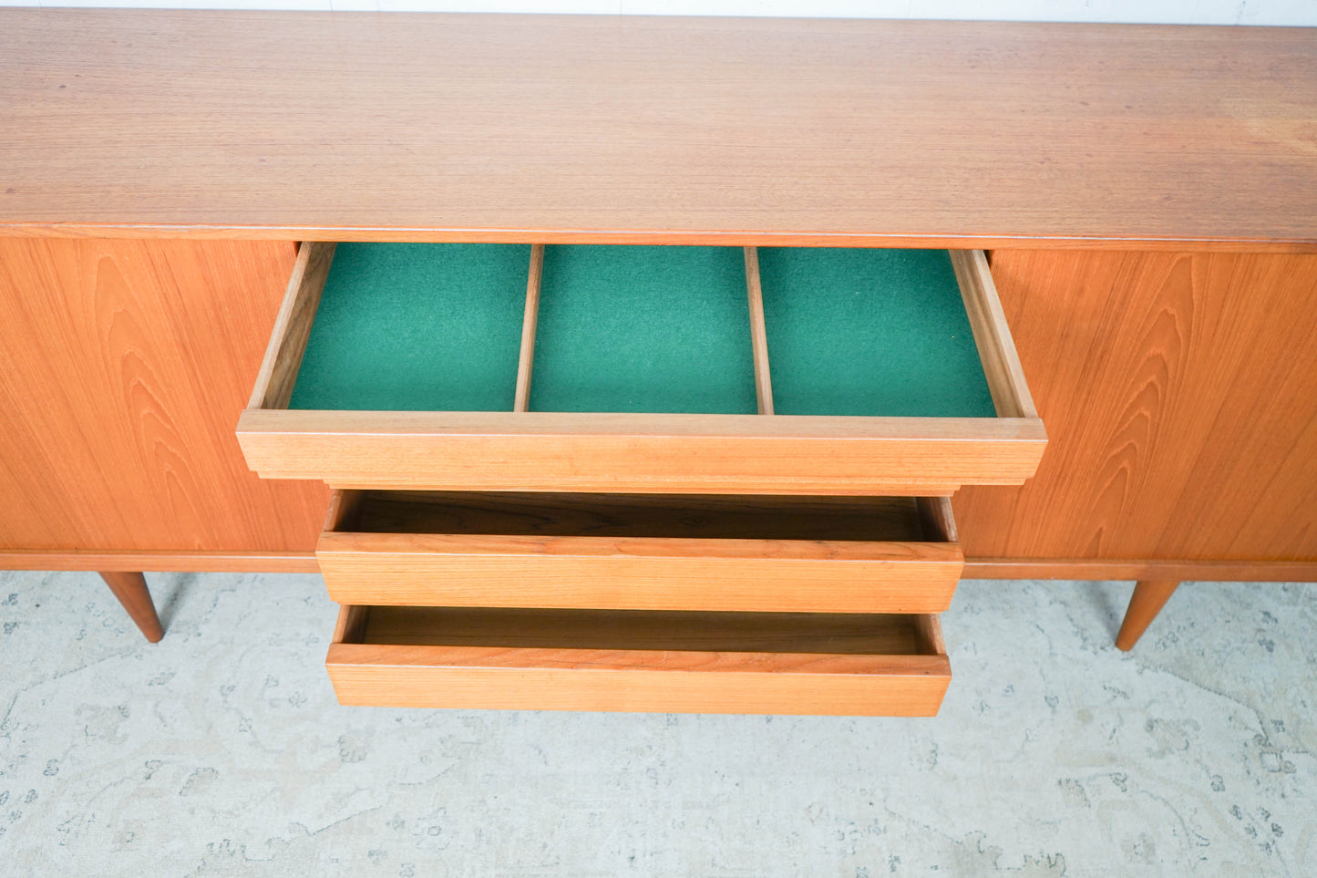 Teak Sideboard Anrichte Dänisch Vintage 60er Mid Century