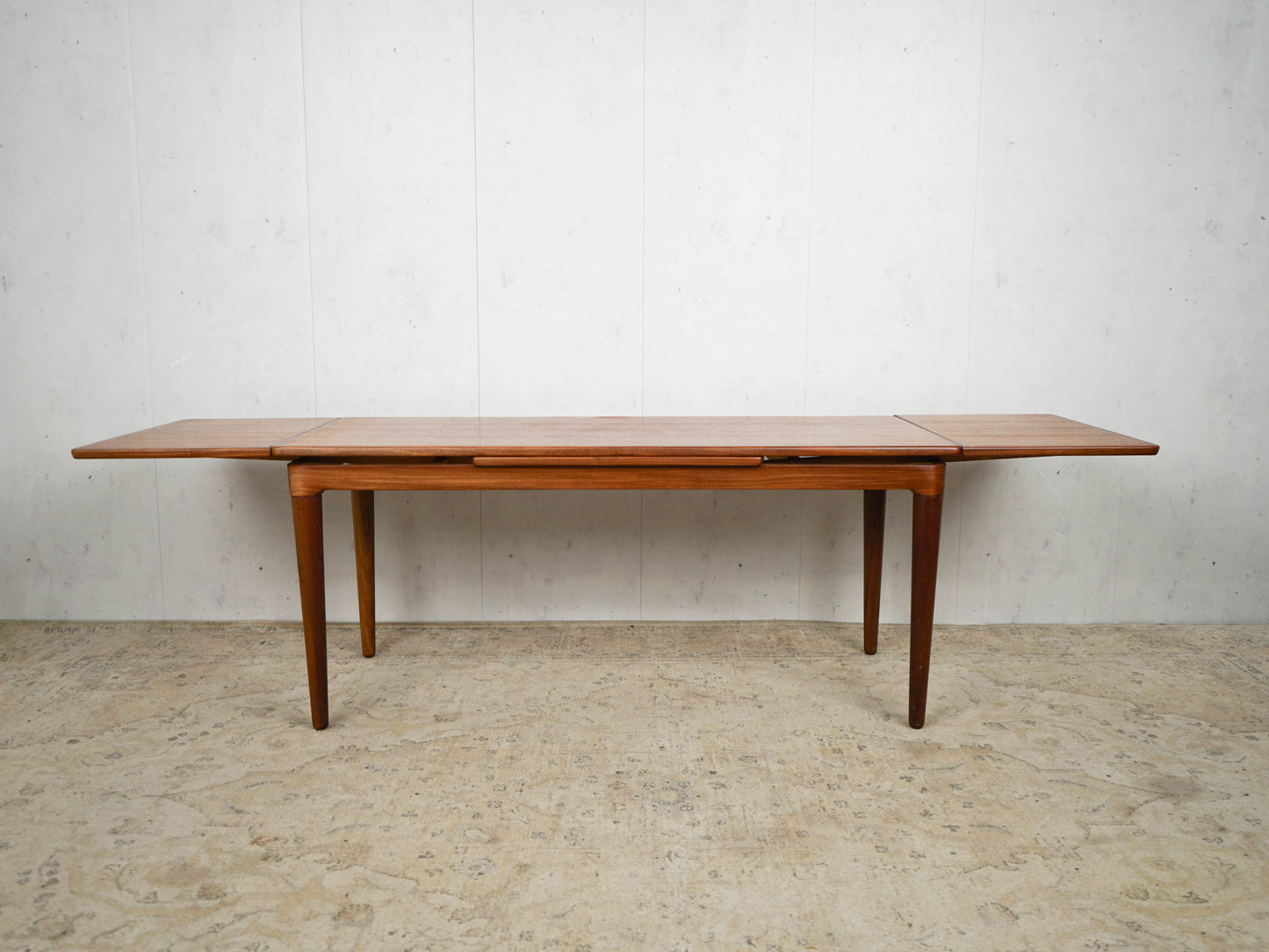 Teak Tisch Couchtisch ausziehbar Dänisch Vintage 60er Mid Century