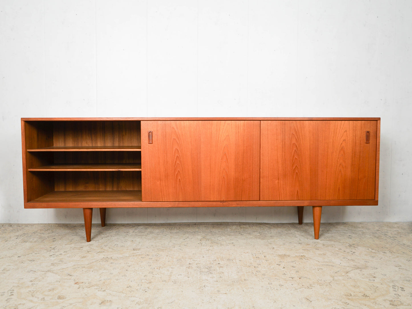 Teak Sideboard Anrichte Dänisch Vintage 60er Mid Century